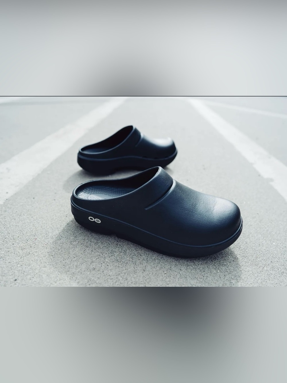 OOFOS‎ Black Women's Slip-On Recovery Clog